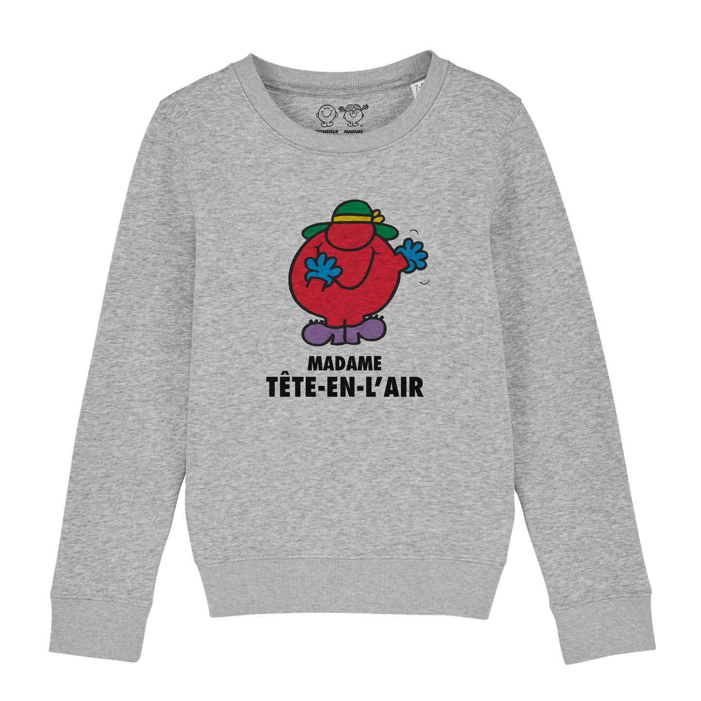 Sweatshirt Fille Madame Tête en l'air