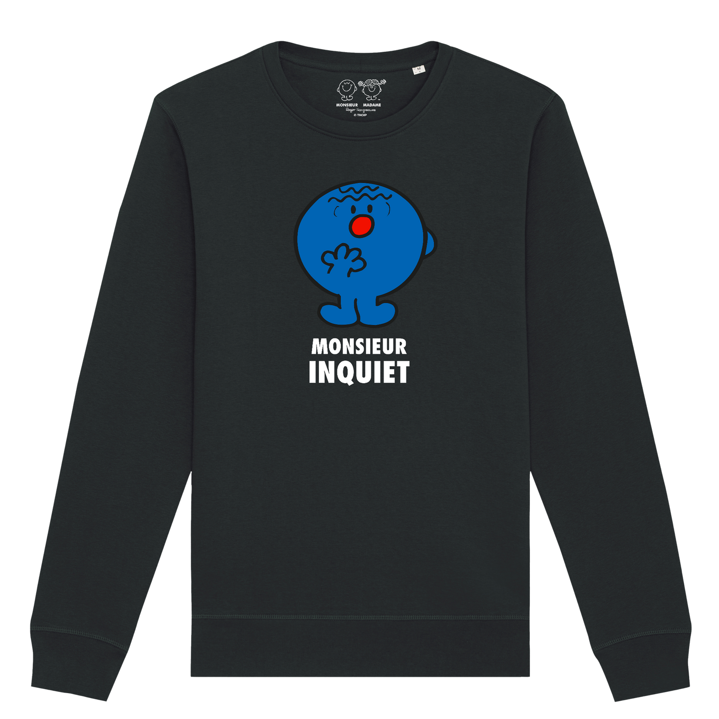 Sweatshirt Homme Monsieur Inquiet Monsieur Madame