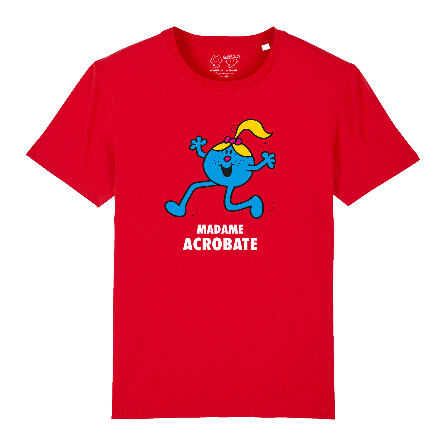 T-Shirt Fille Madame Acrobate Monsieur Madame