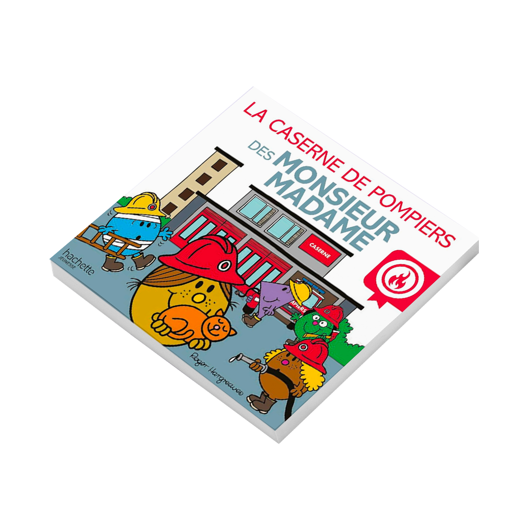 Livre La caserne des pompiers des Monsieur Madame