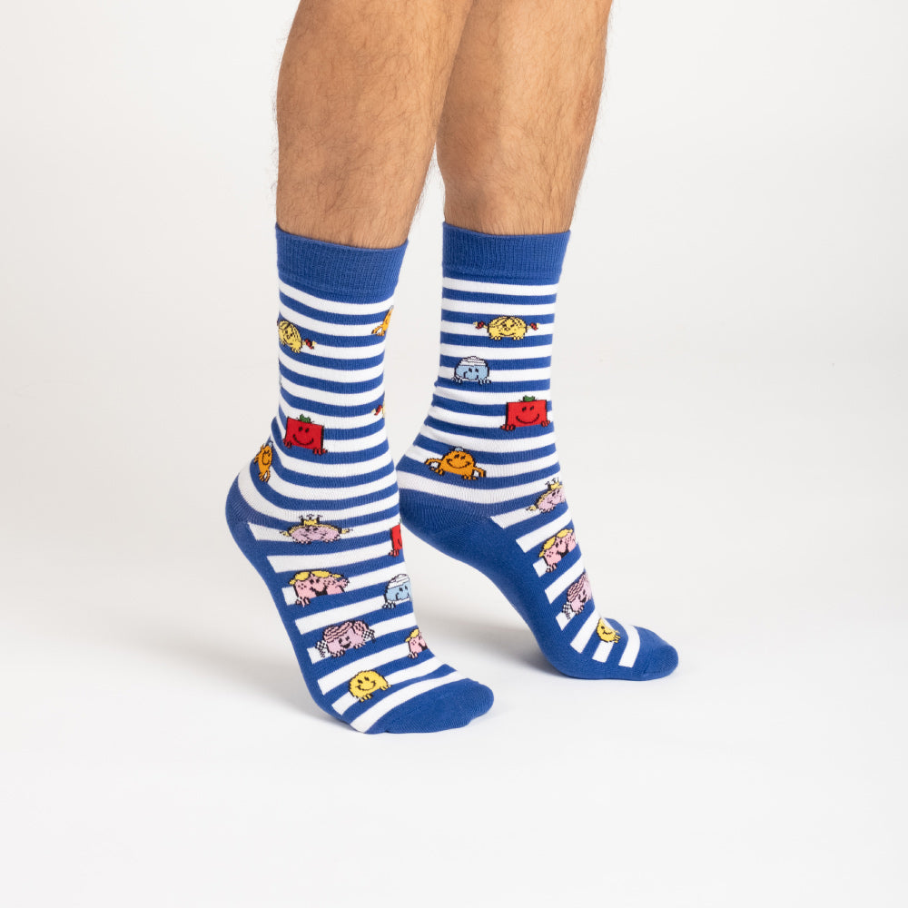 Chaussettes - Rayées Bleues