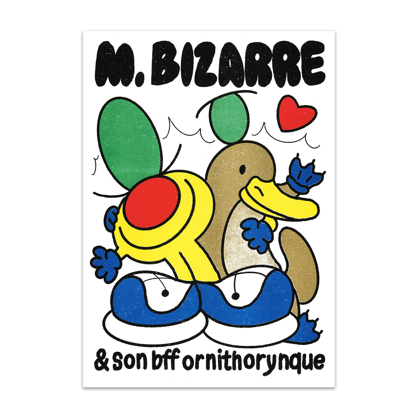 Monsieur Bizarre & son BFF Ornithorynque
