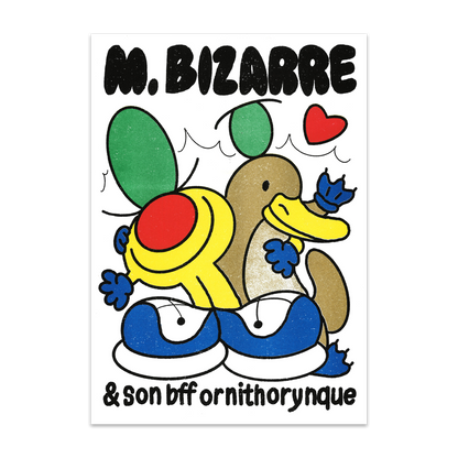 Monsieur Bizarre & son BFF Ornithorynque