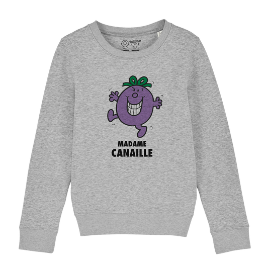 Sweatshirt Fille Madame Canaille