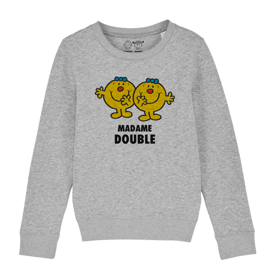 Sweatshirt Fille Madame Double