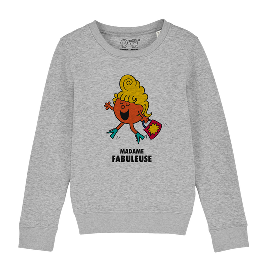 Sweatshirt Fille Madame Fabuleuse