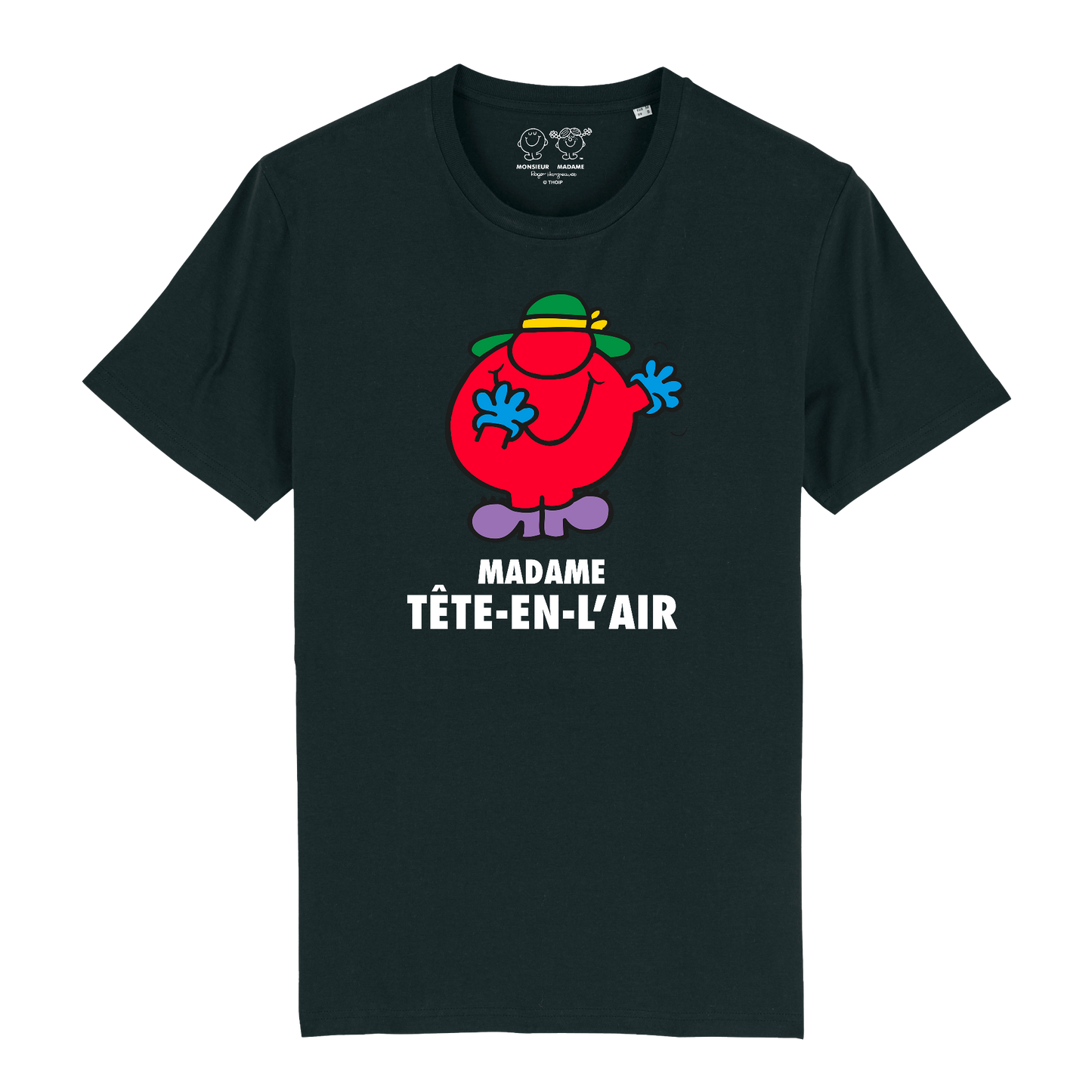 Femme - Tshirt - Madame Tête en l'air - Monsieur Madame