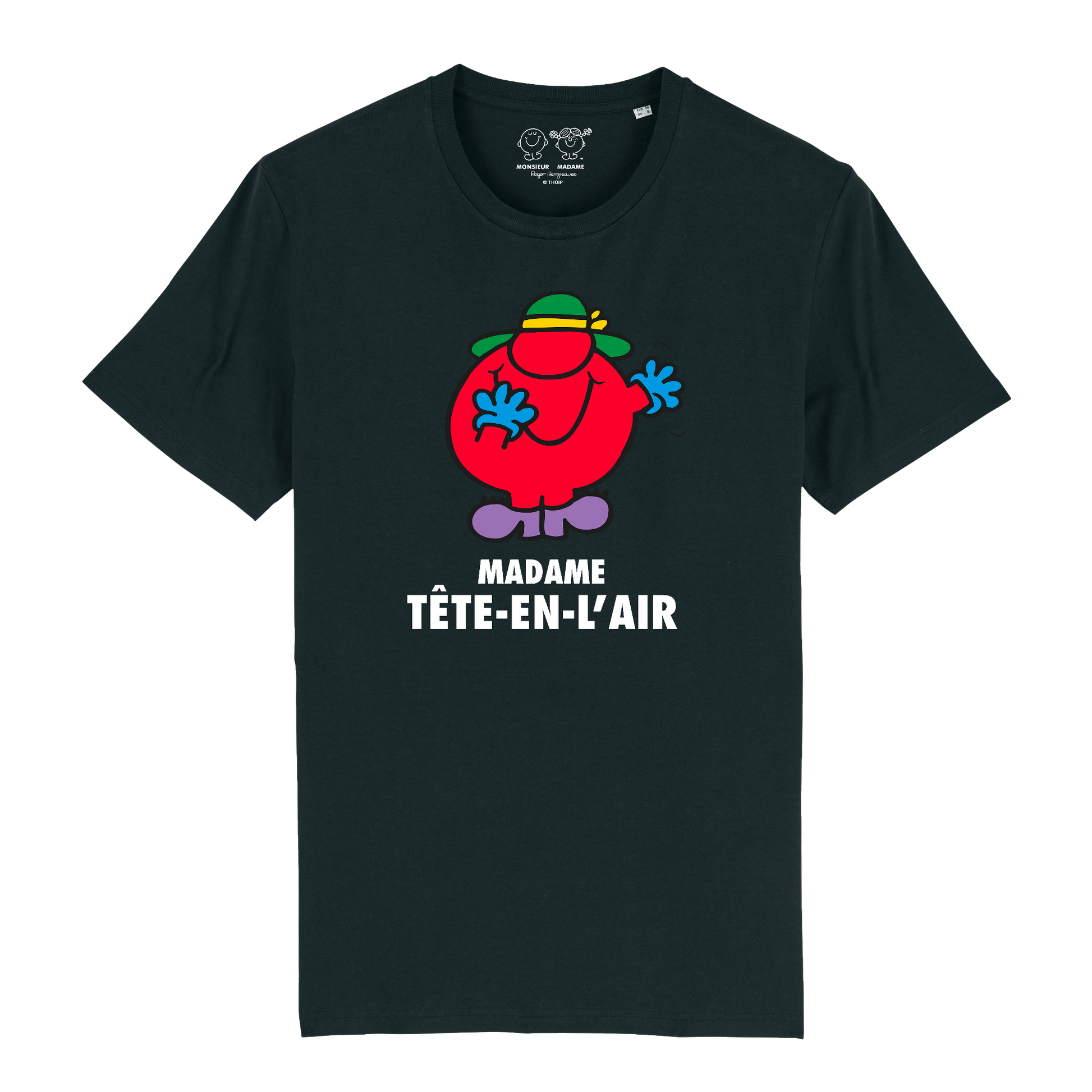 Femme - Tshirt - Madame Tête en l'air - Monsieur Madame