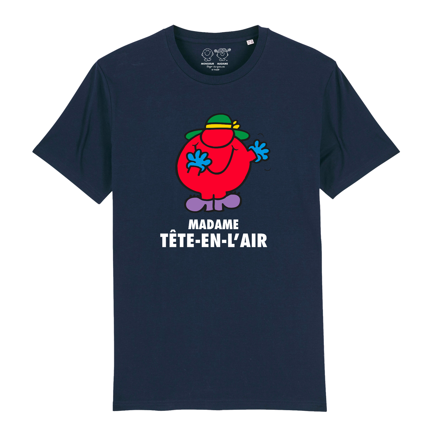 Femme - Tshirt - Madame Tête en l'air - Monsieur Madame
