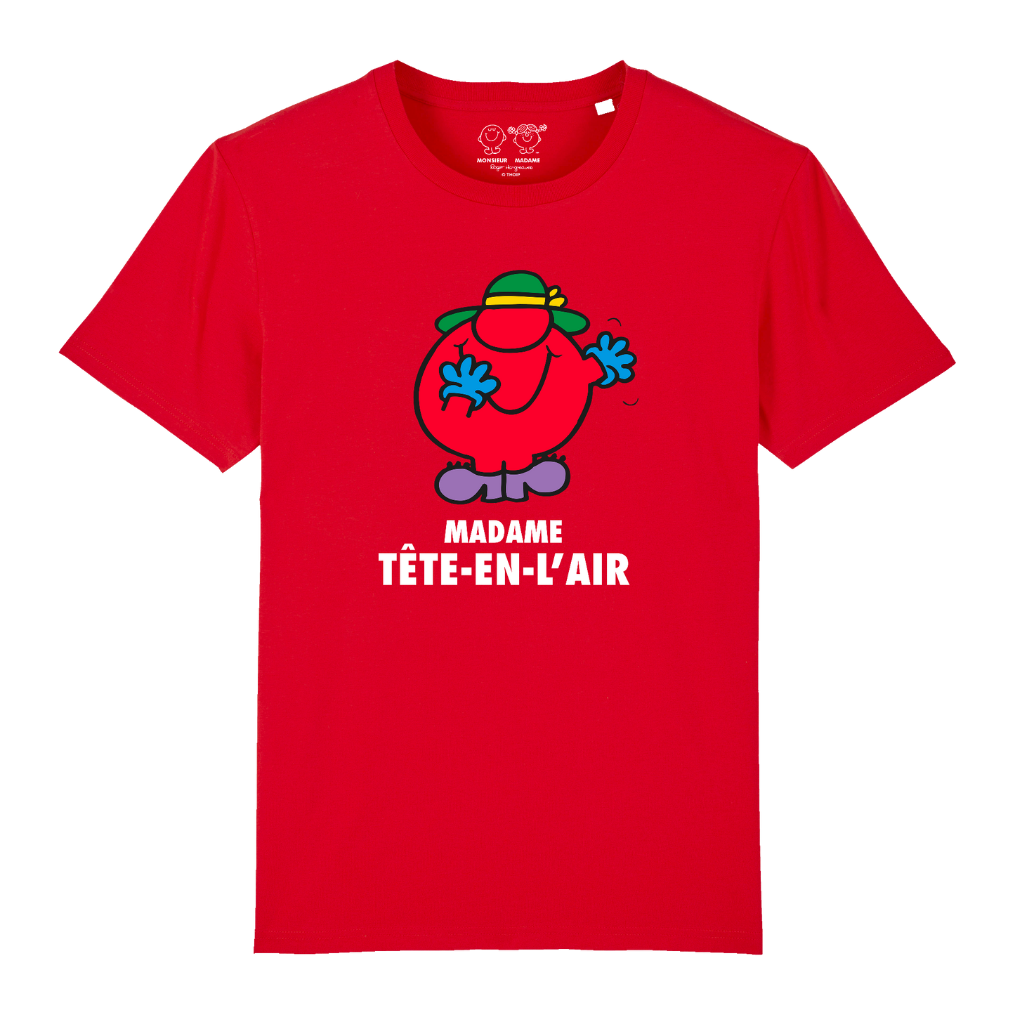 Femme - Tshirt - Madame Tête en l'air - Monsieur Madame