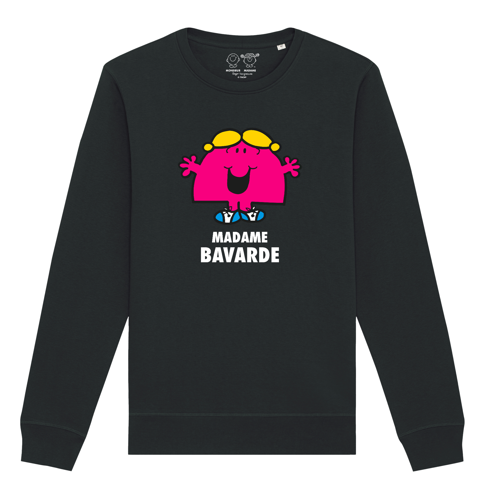 Sweatshirt Femme Madame Bavarde Monsieur Madame