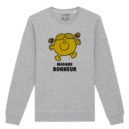 Sweatshirt Femme Madame Bonheur Monsieur Madame