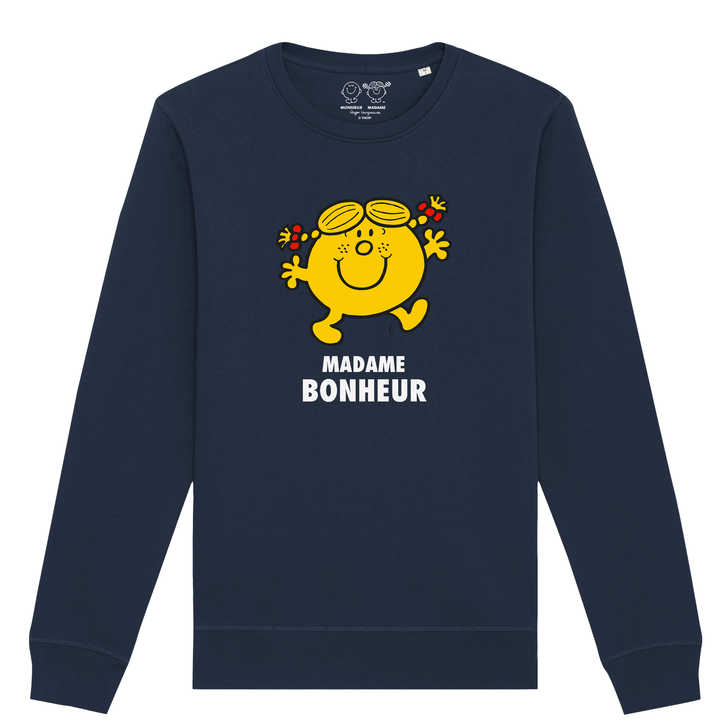 Sweatshirt Femme Madame Bonheur Monsieur Madame