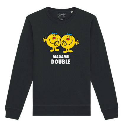 Sweatshirt Femme Madame Double Monsieur Madame