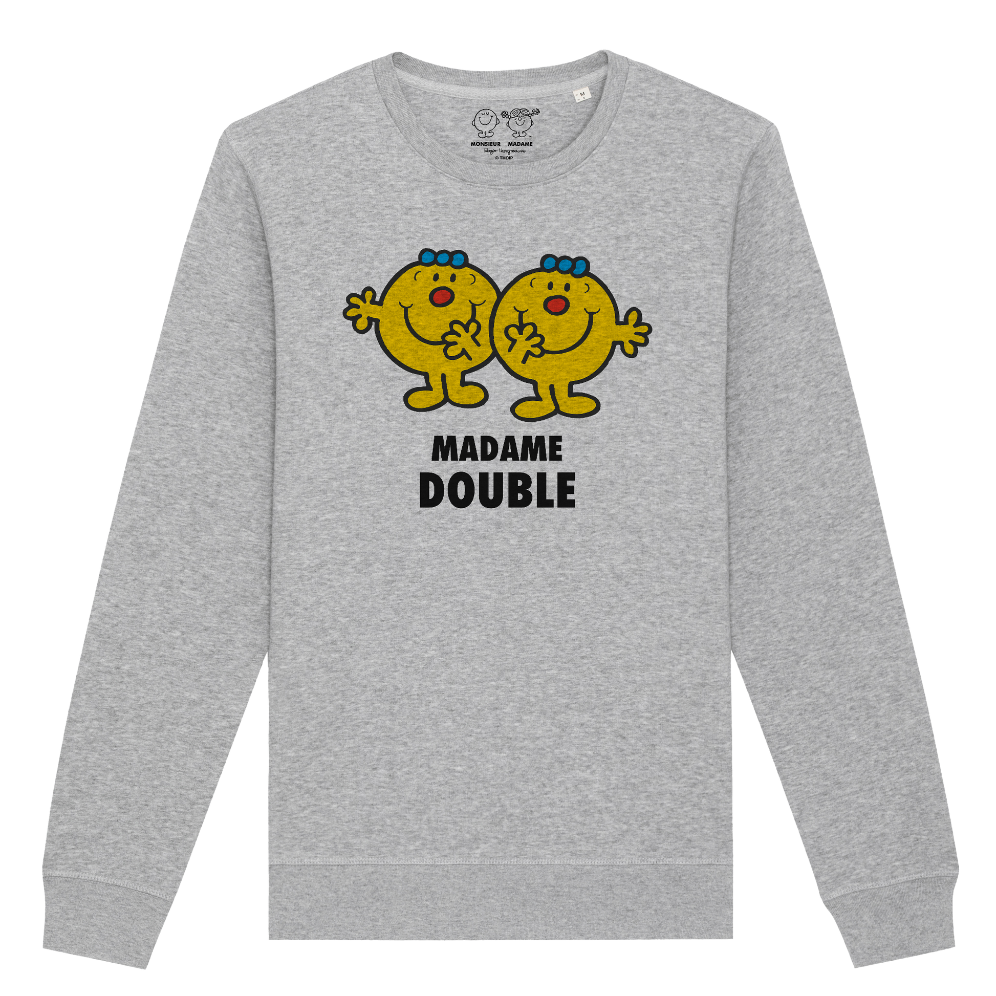 Sweatshirt Femme Madame Double Monsieur Madame