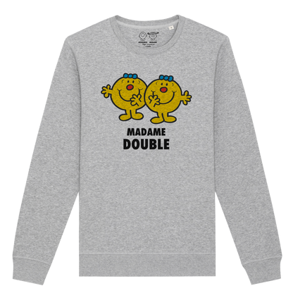 Sweatshirt Femme Madame Double Monsieur Madame