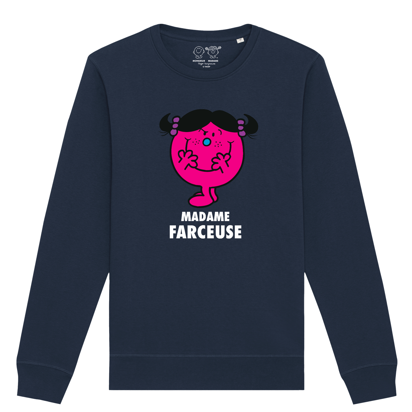 Sweatshirt Femme Madame Farceuse Monsieur Madame