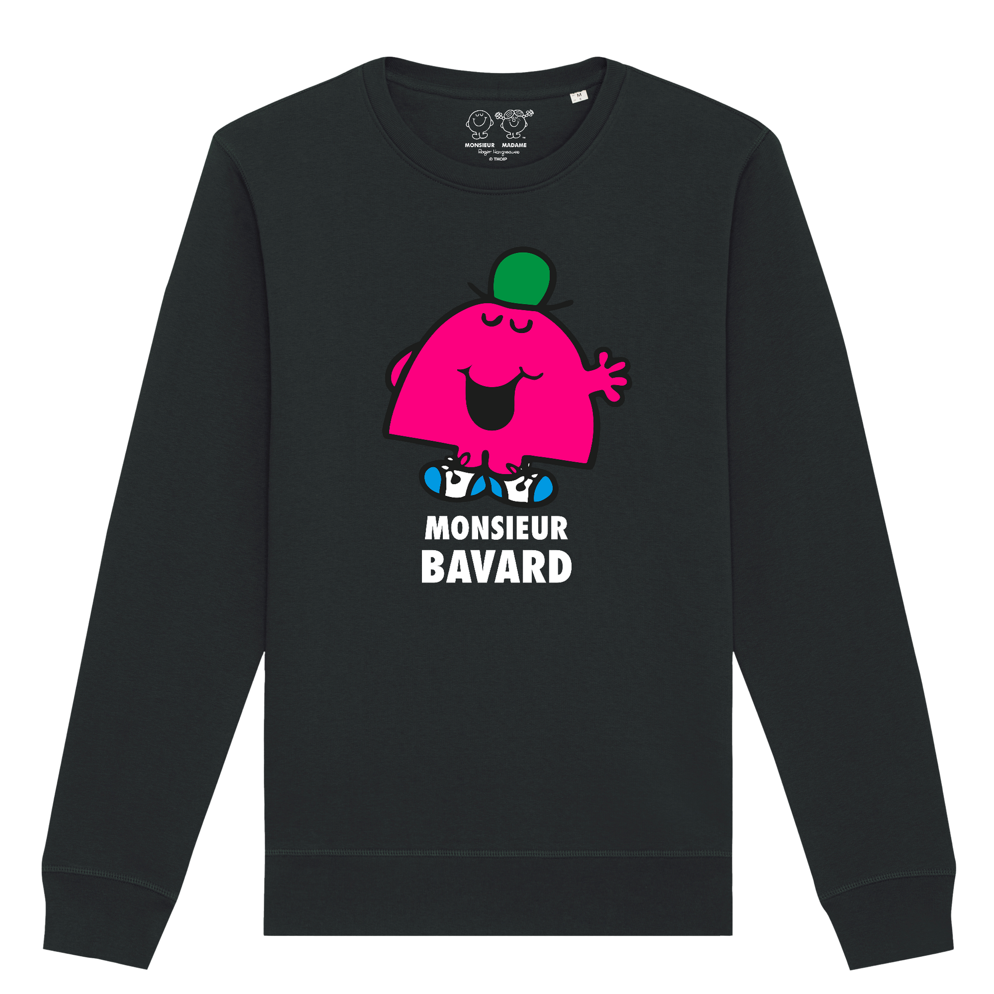Sweatshirt Homme Monsieur Bavard Monsieur Madame