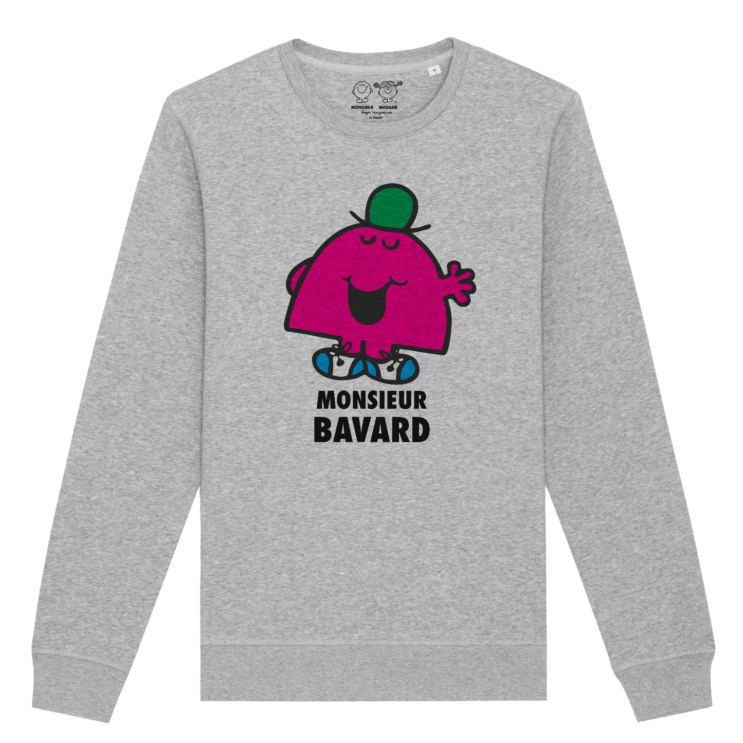 Sweatshirt Homme Monsieur Bavard Monsieur Madame