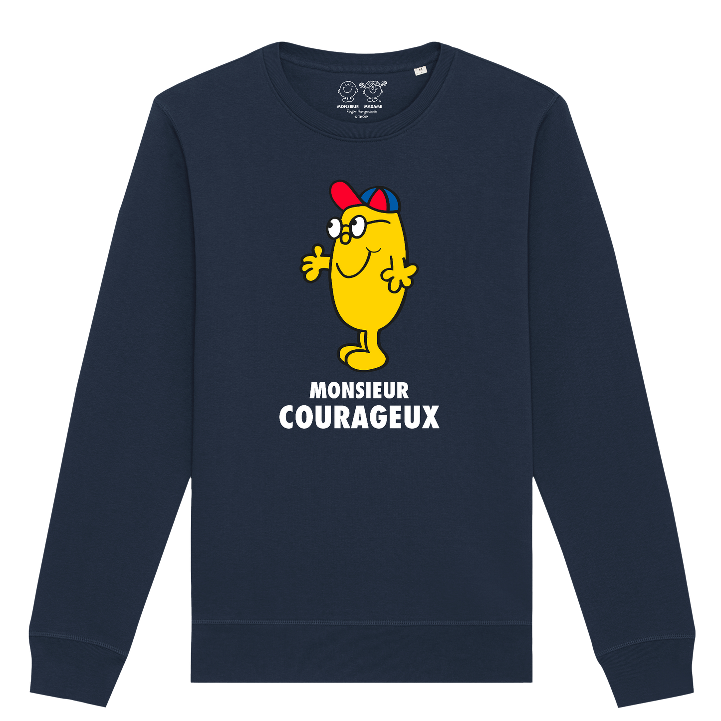 Sweatshirt Homme Monsieur Courageux Monsieur Madame
