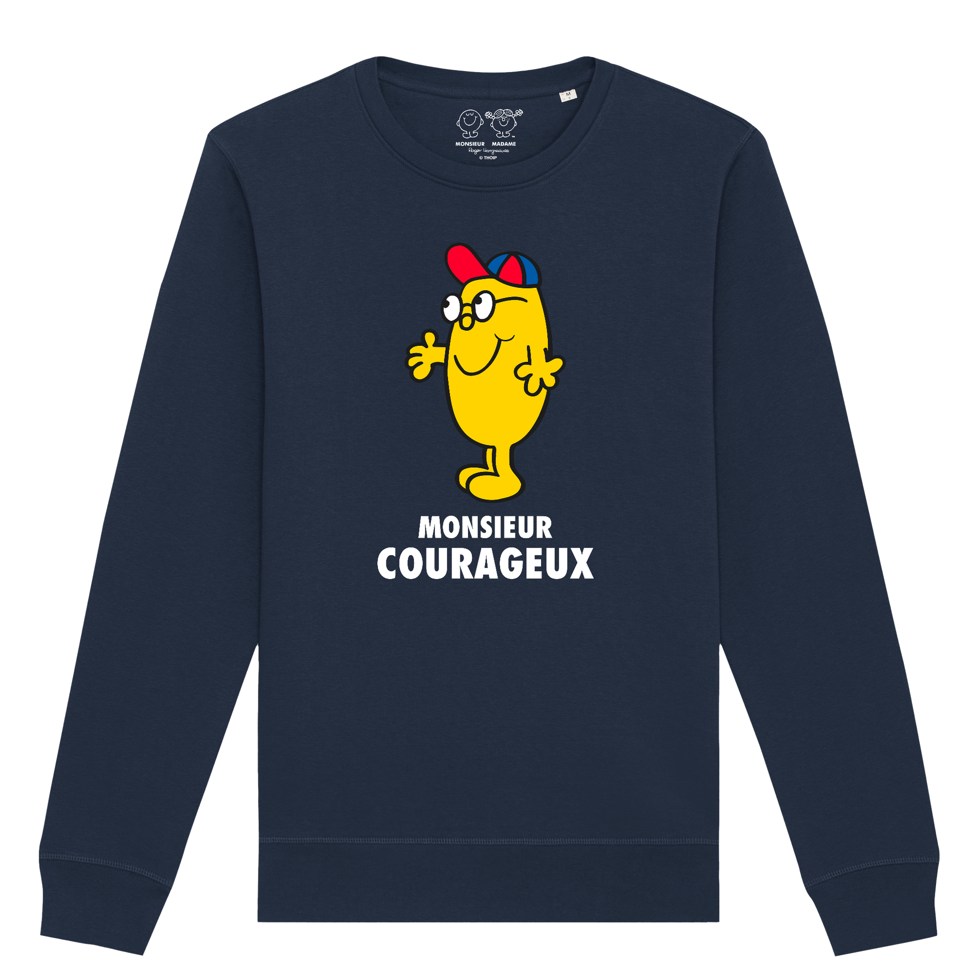 Sweatshirt Homme Monsieur Courageux Monsieur Madame