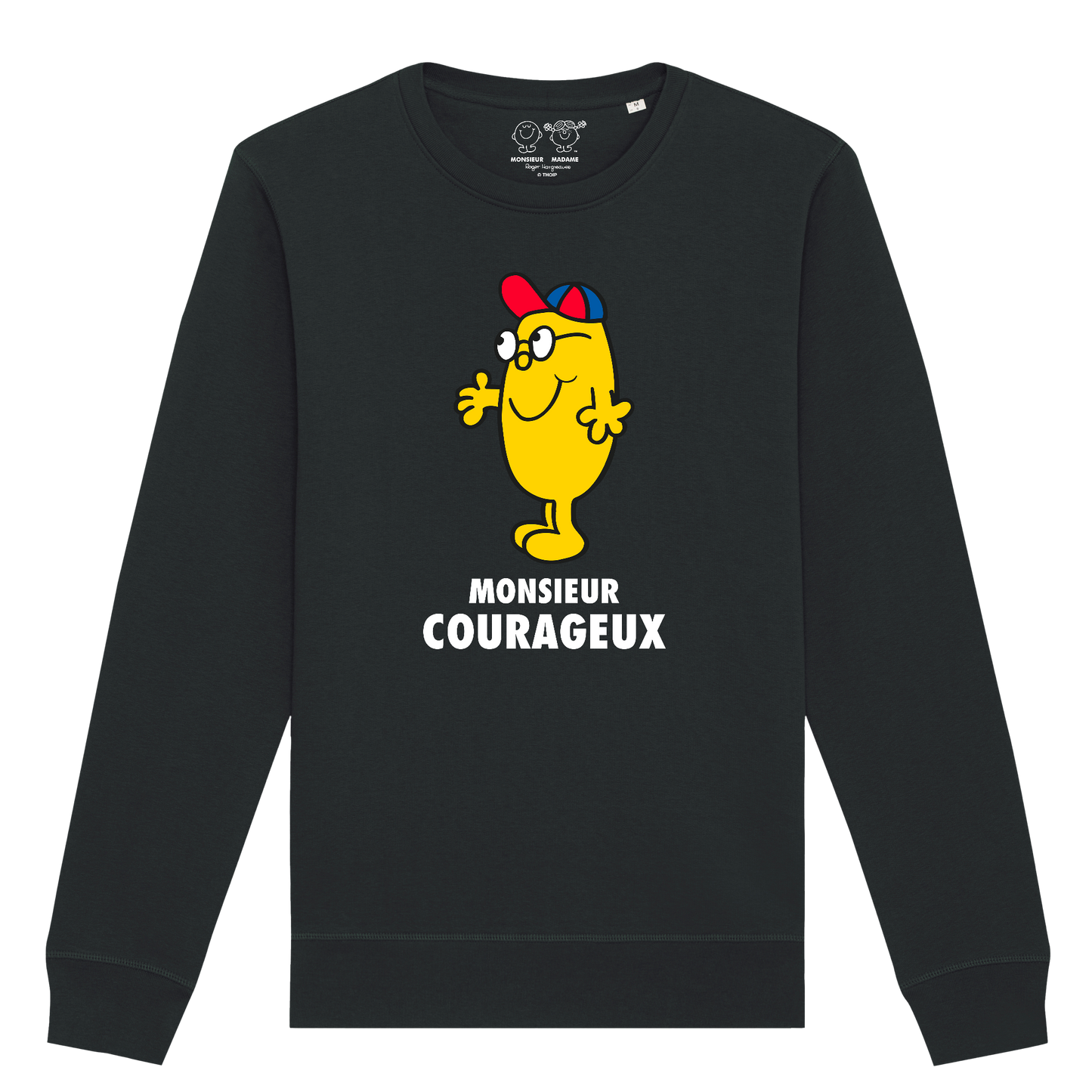 Sweatshirt Homme Monsieur Courageux Monsieur Madame