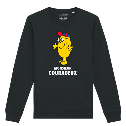 Sweatshirt Homme Monsieur Courageux Monsieur Madame