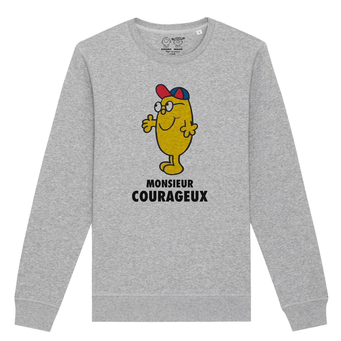Sweatshirt Homme Monsieur Courageux Monsieur Madame