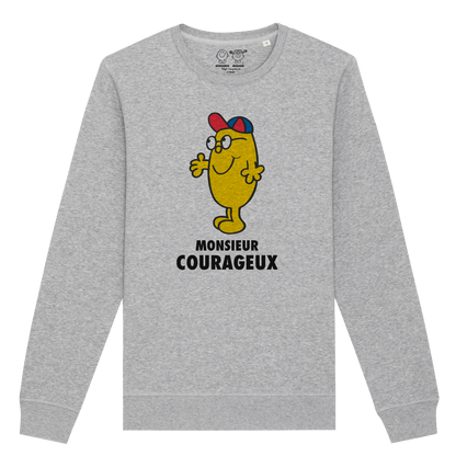 Sweatshirt Homme Monsieur Courageux Monsieur Madame