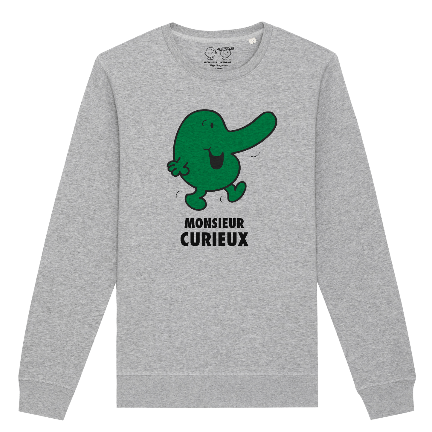 Sweatshirt Homme Monsieur Curieux Monsieur Madame