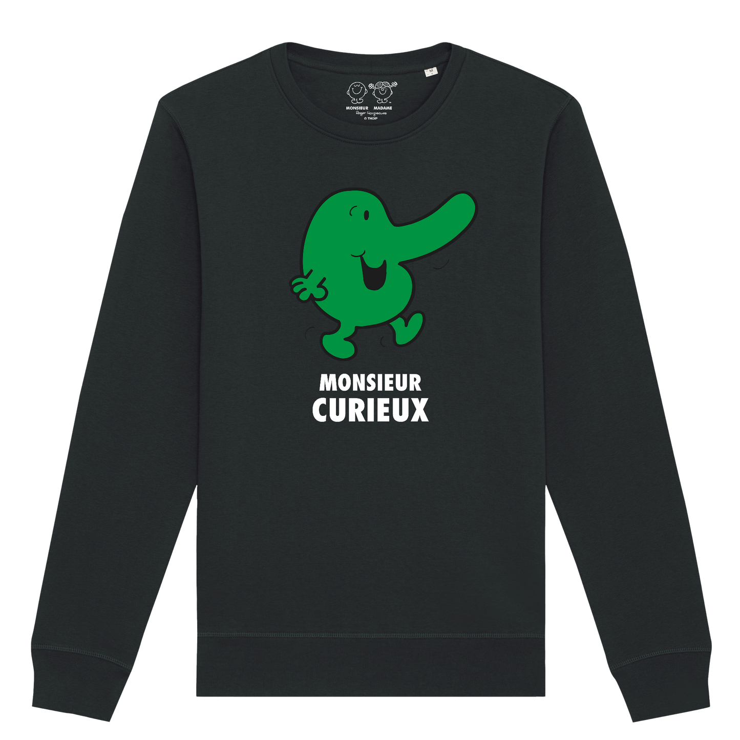 Sweatshirt Homme Monsieur Curieux Monsieur Madame