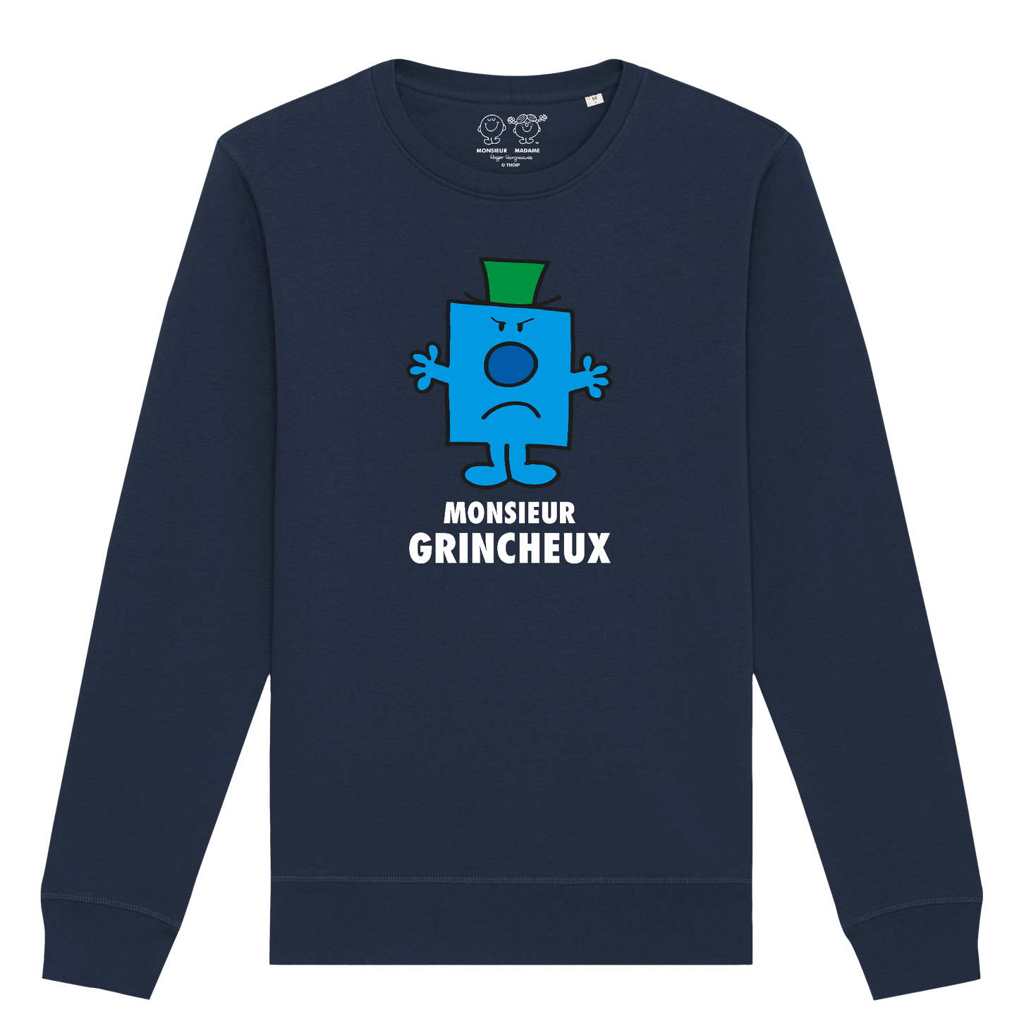 Sweatshirt Homme Monsieur Grincheux Monsieur Madame