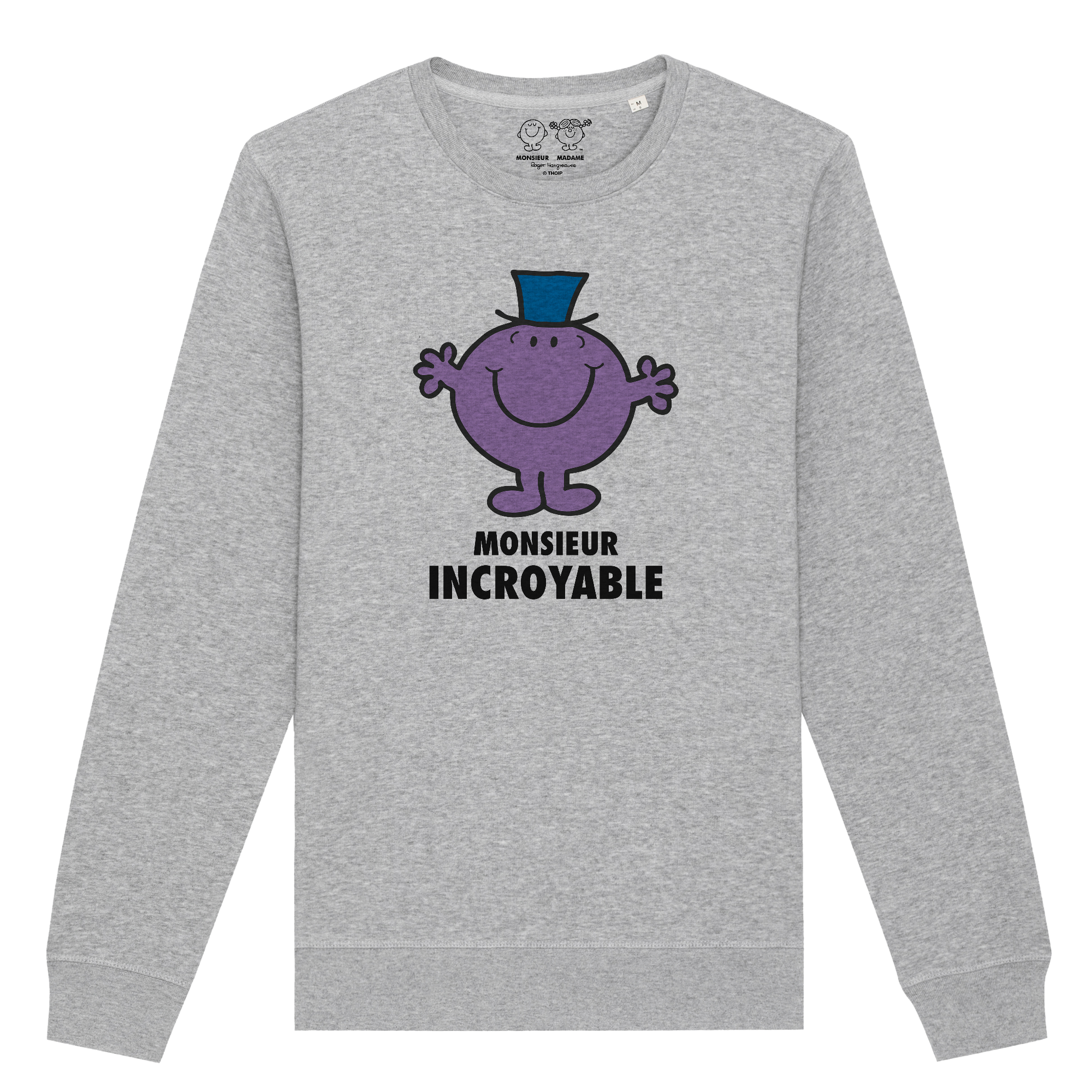 Sweatshirt Homme Monsieur Incroyable Monsieur Madame