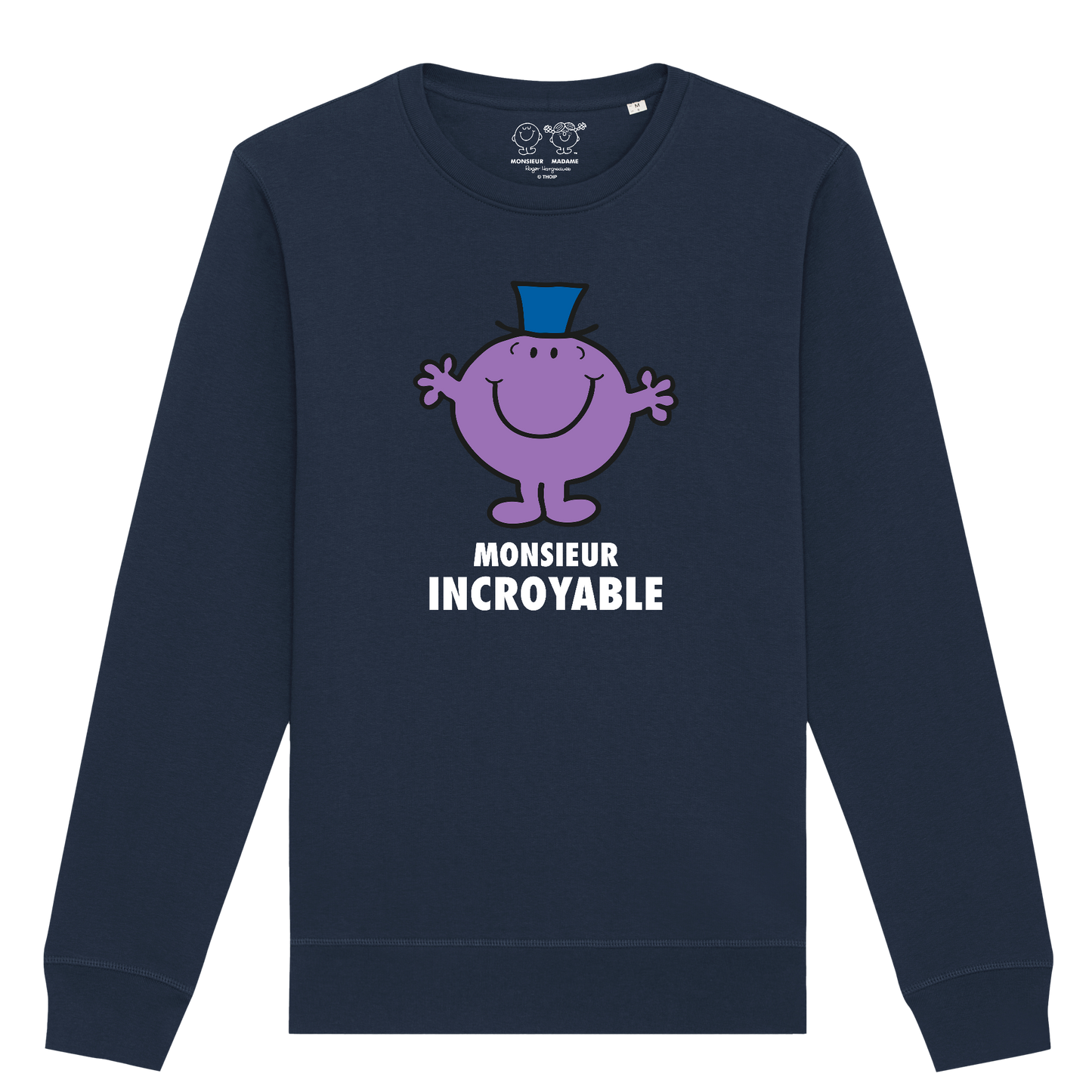 Sweatshirt Homme Monsieur Incroyable Monsieur Madame