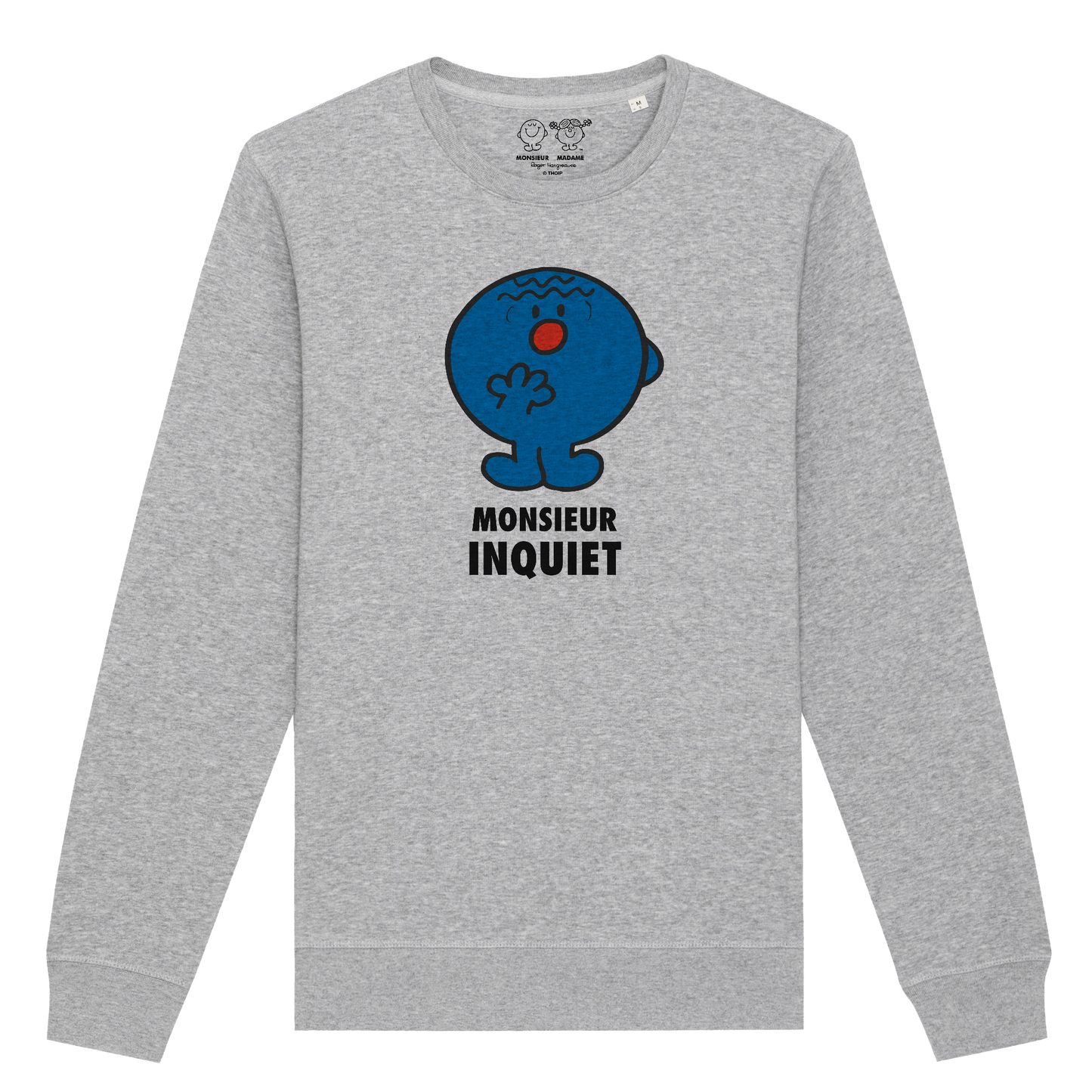 Sweatshirt Homme Monsieur Inquiet Monsieur Madame