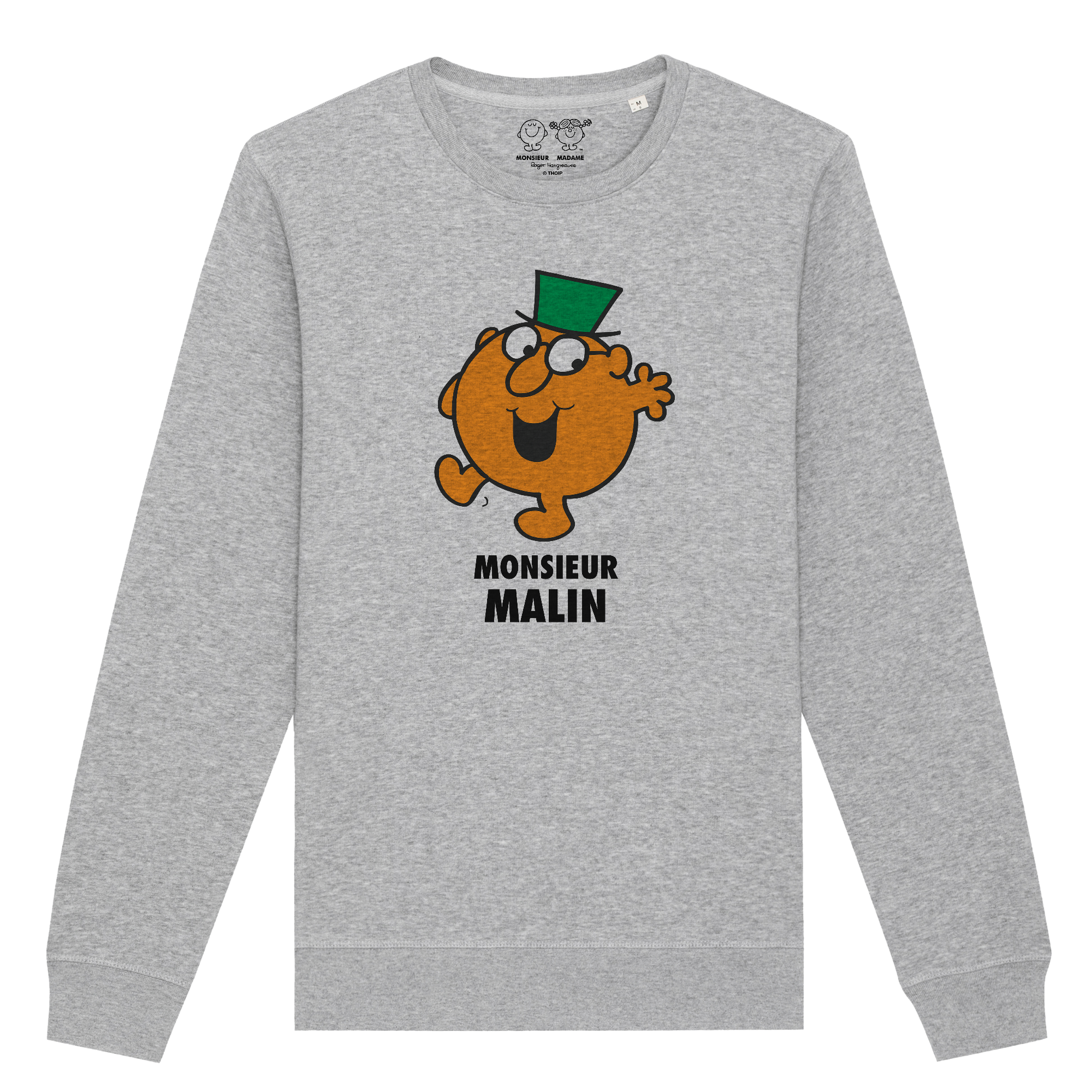 Sweatshirt Homme Monsieur Malin Monsieur Madame