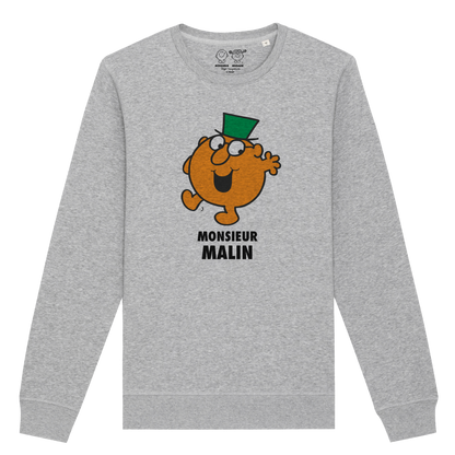 Sweatshirt Homme Monsieur Malin Monsieur Madame