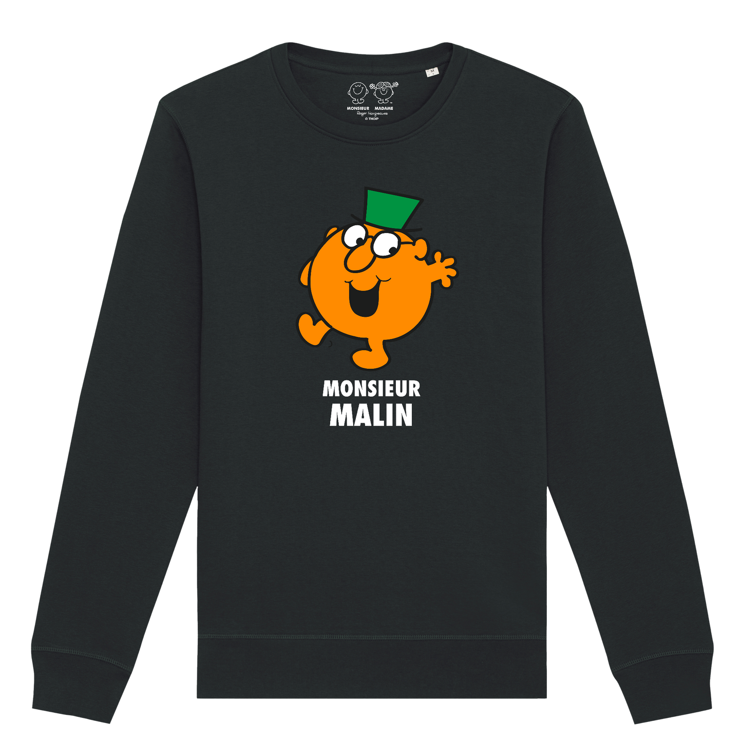 Sweatshirt Homme Monsieur Malin Monsieur Madame