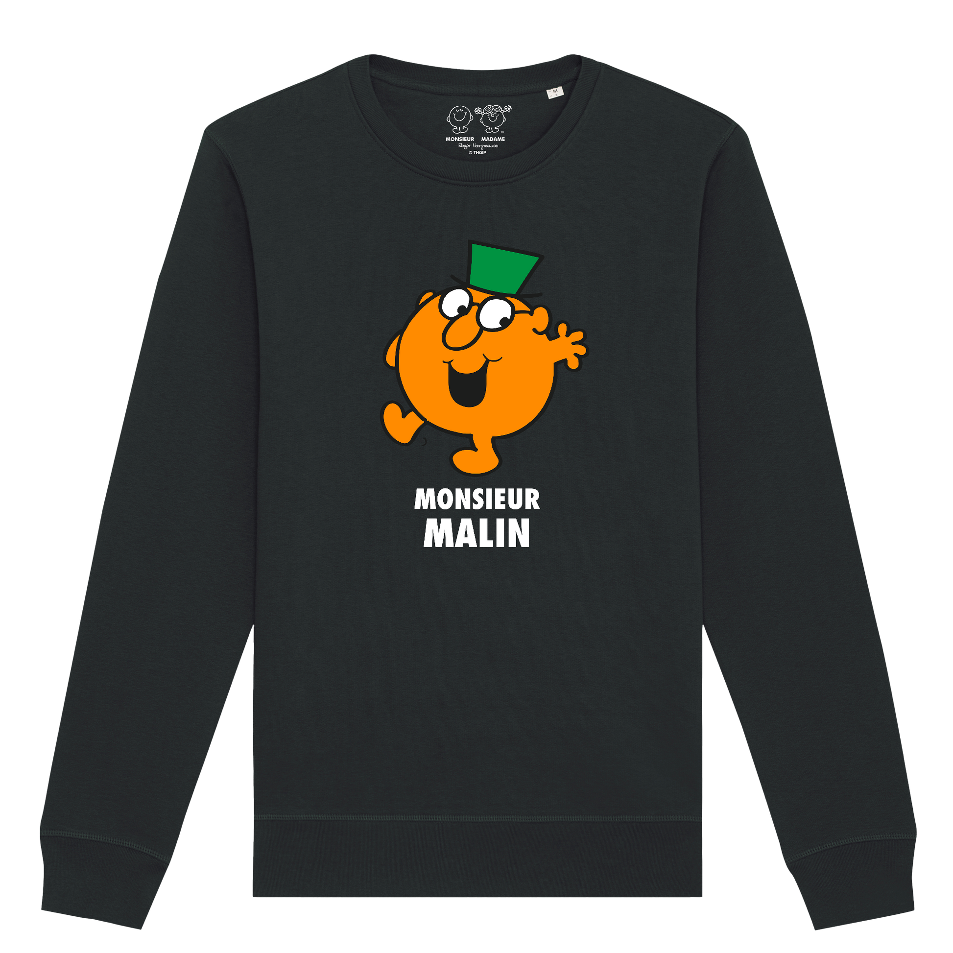 Sweatshirt Homme Monsieur Malin Monsieur Madame