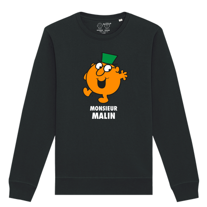 Sweatshirt Homme Monsieur Malin Monsieur Madame