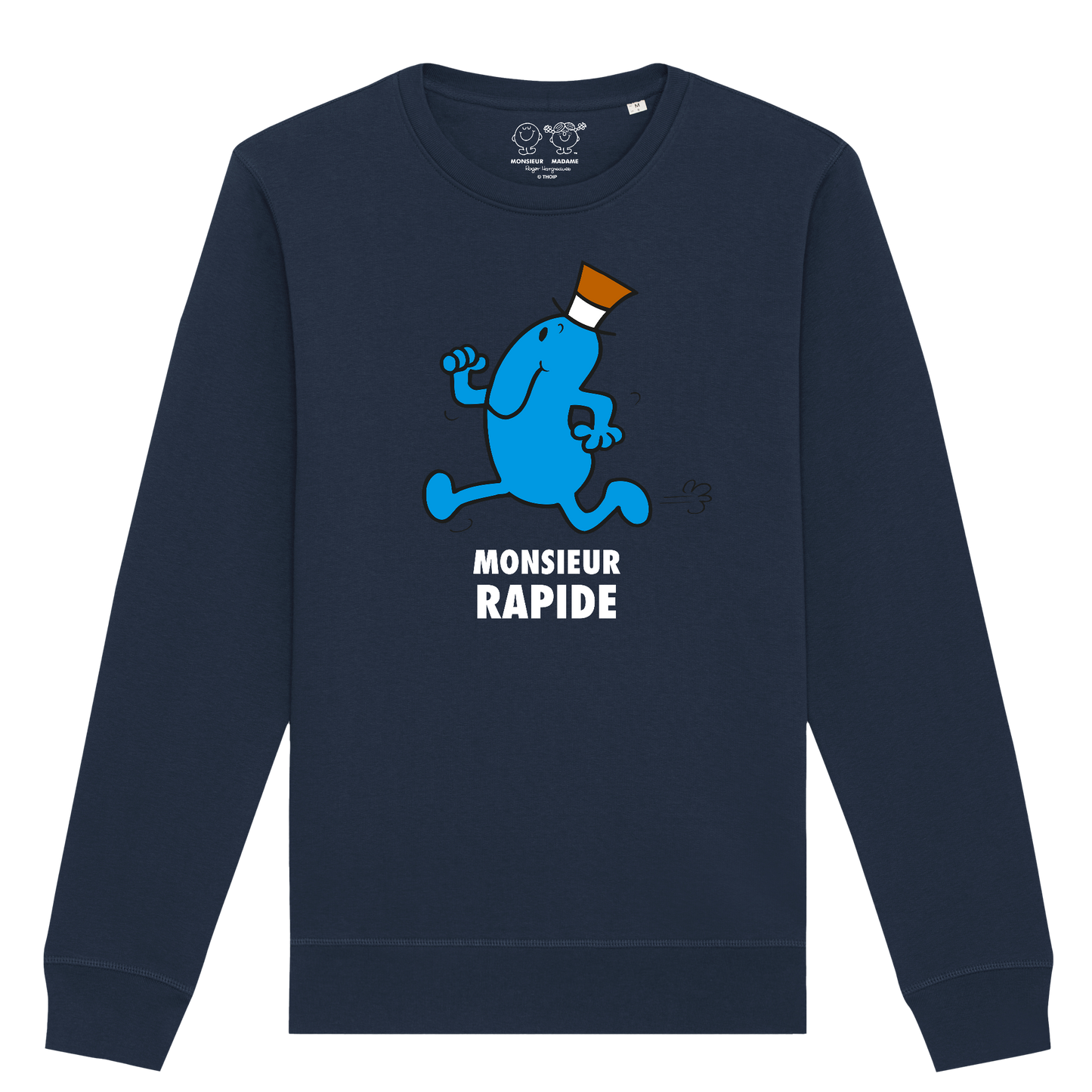Sweatshirt Homme Monsieur Rapide Monsieur Madame