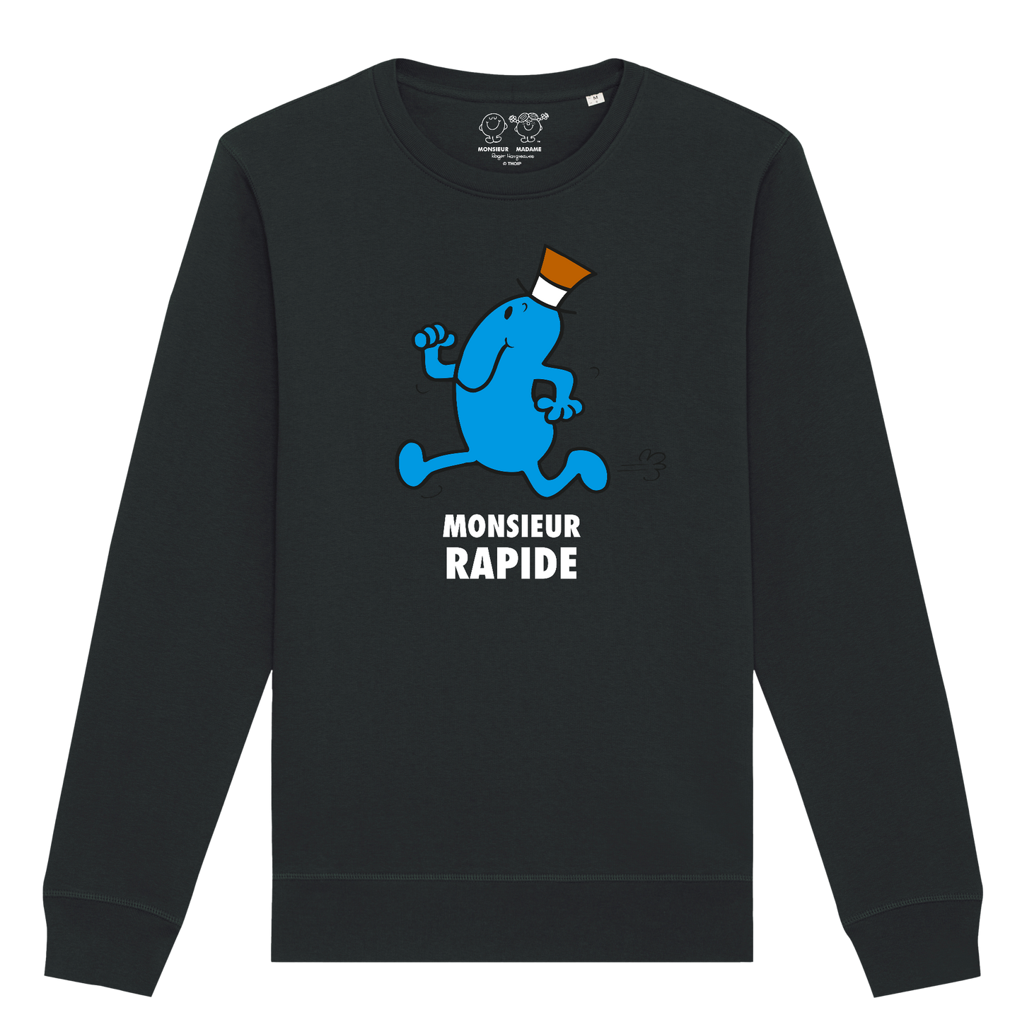 Sweatshirt Homme Monsieur Rapide Monsieur Madame