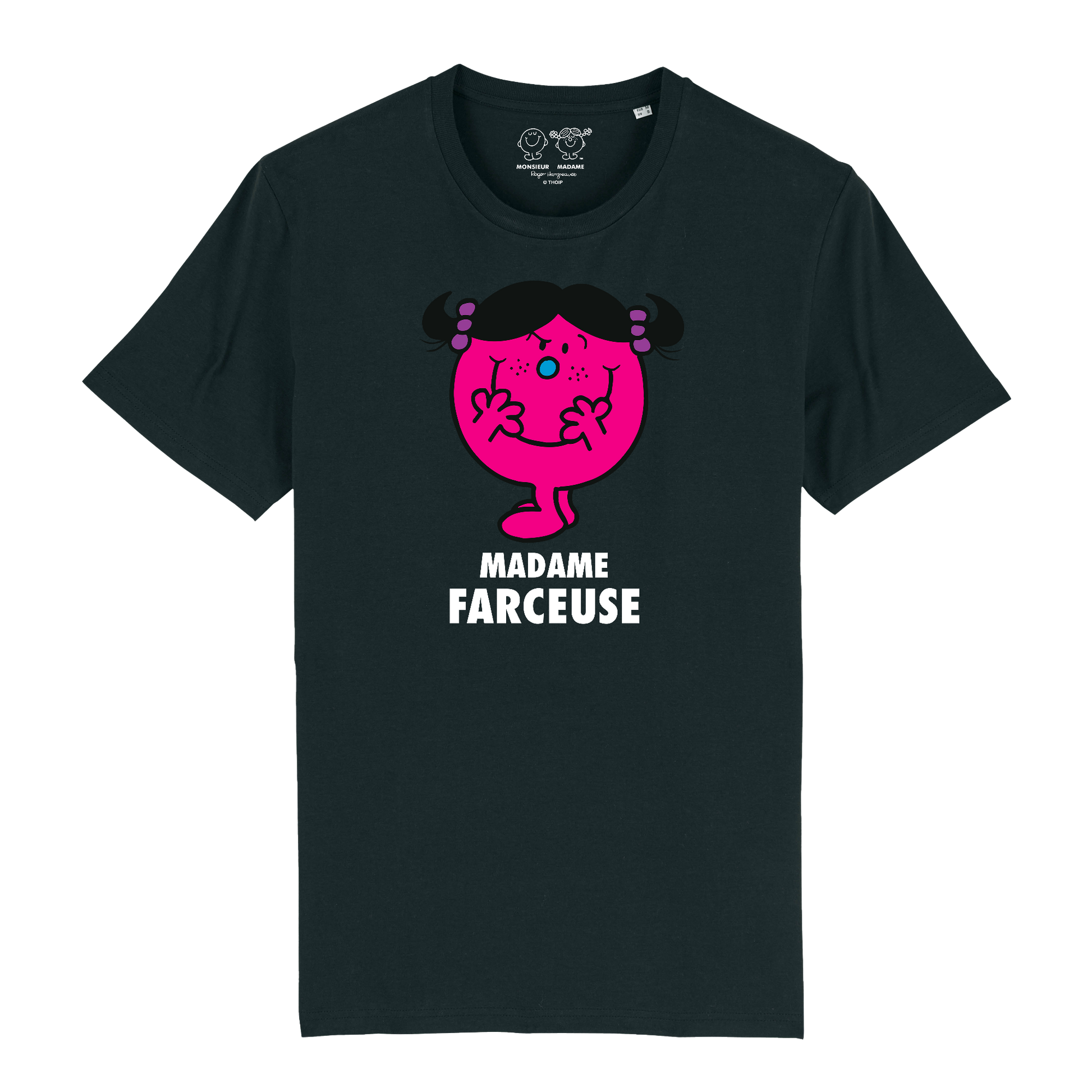 T-Shirt Femme Madame Farceuse Monsieur Madame