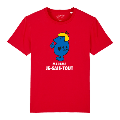 T-Shirt Femme Madame Je sais tout Monsieur Madame