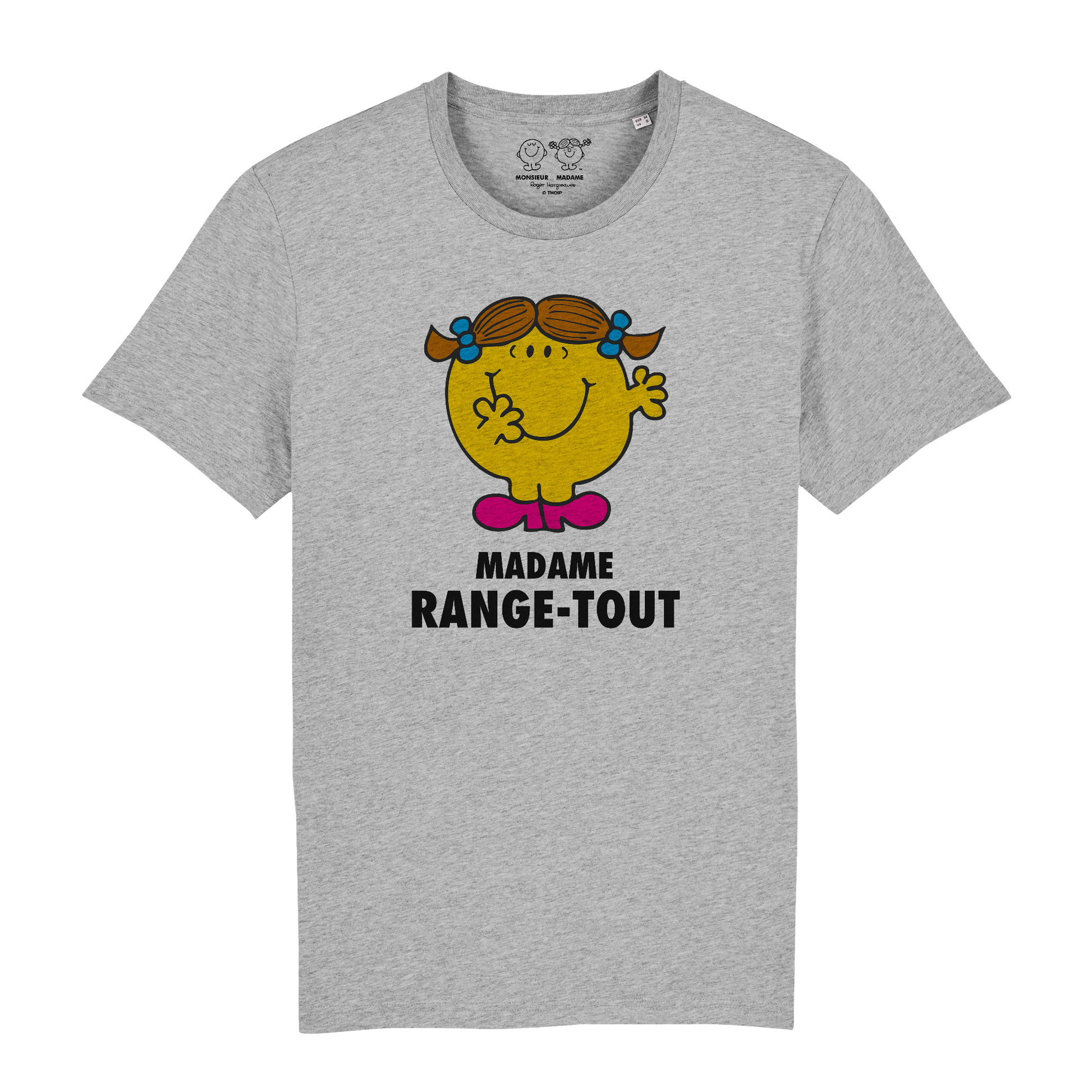 T-Shirt Femme Madame Range-tout Monsieur Madame