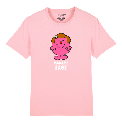 T-Shirt Femme Madame Sage Monsieur Madame