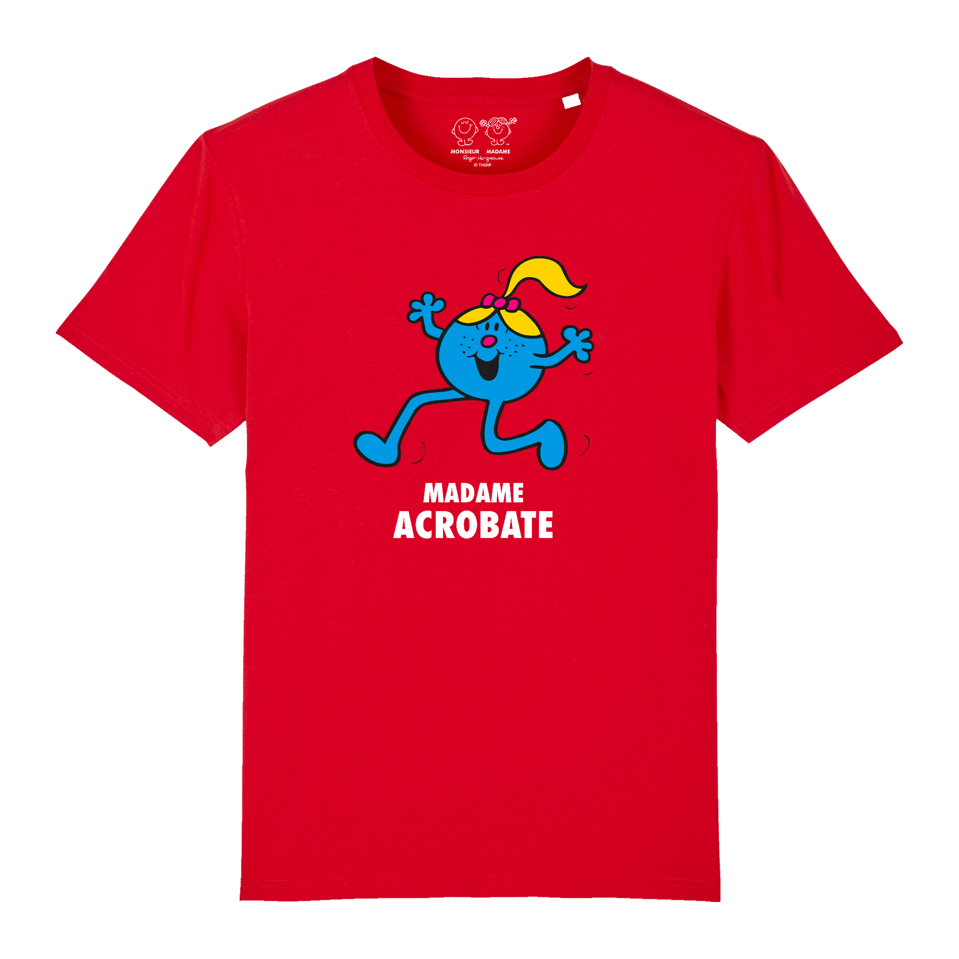 T-Shirt Fille Madame Acrobate Monsieur Madame