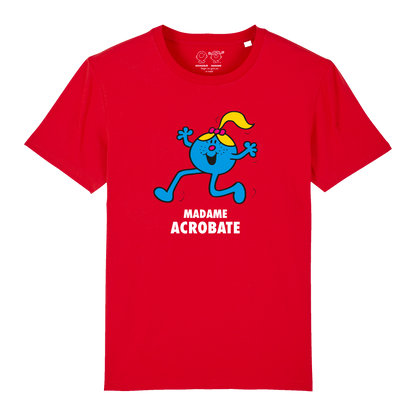 T-Shirt Fille Madame Acrobate Monsieur Madame