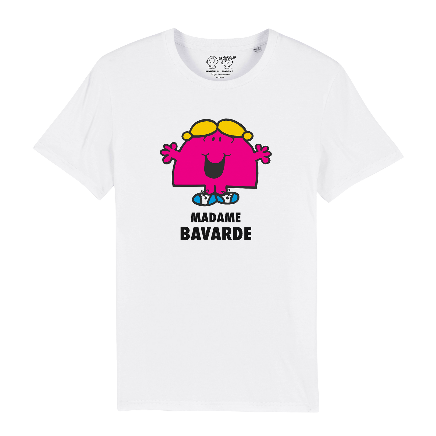 T-Shirt Fille Madame Bavarde Monsieur Madame