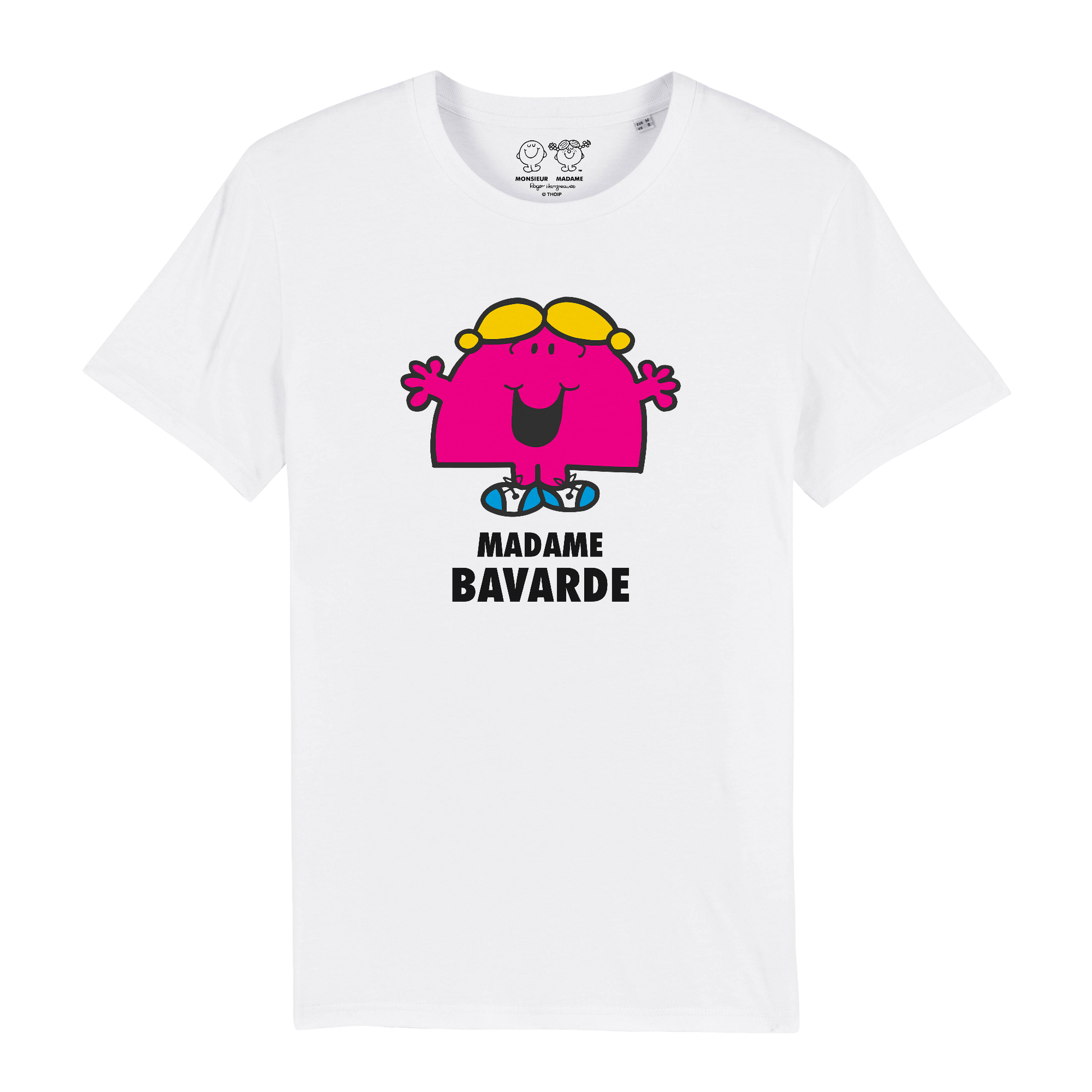 T-Shirt Fille Madame Bavarde Monsieur Madame